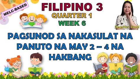 PAGSUNOD SA PANUTO ( Grade III.